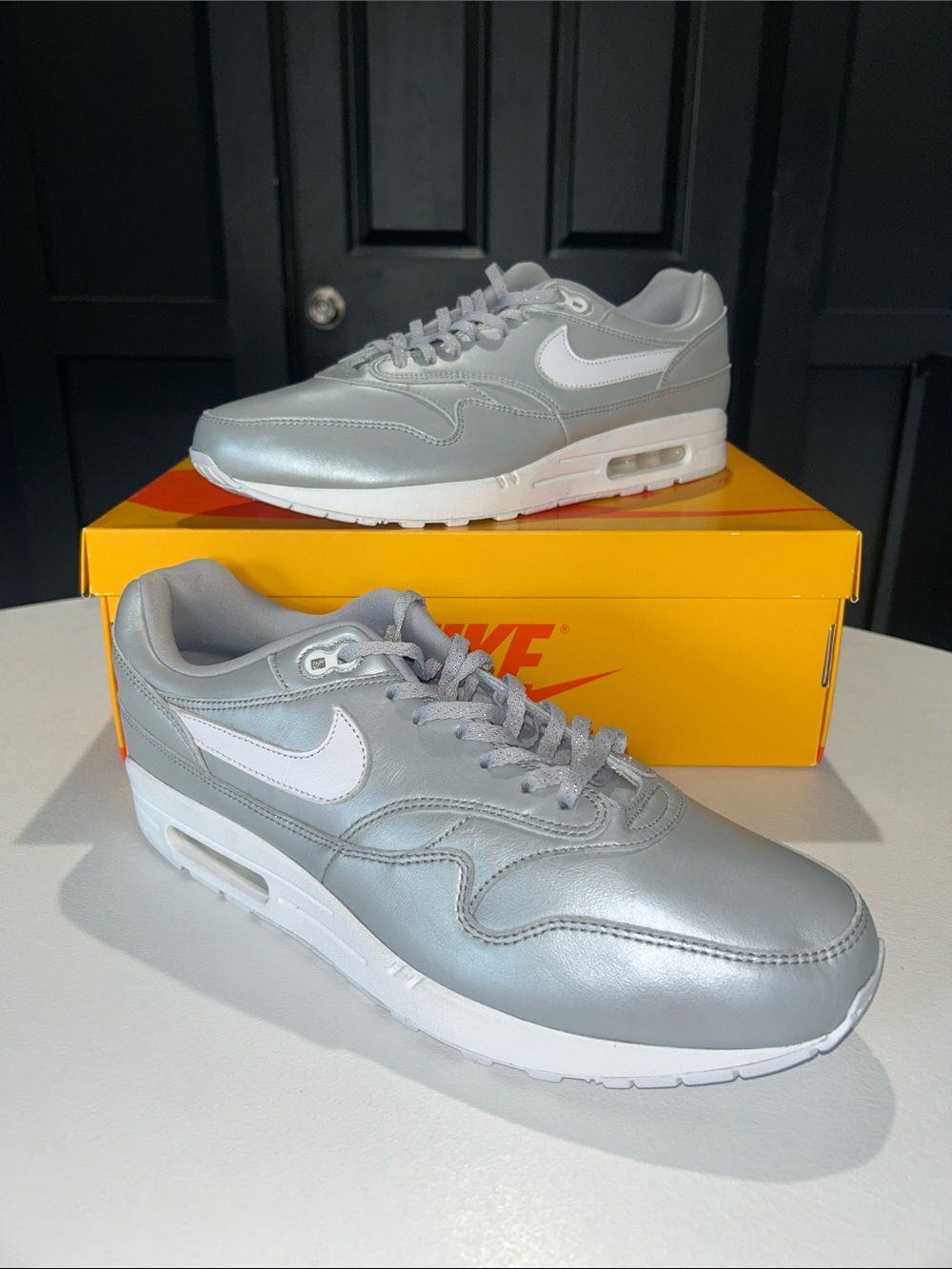 Nike Air Max 1 “Custom Aquarius Silver Surfer” Men’s Size 14